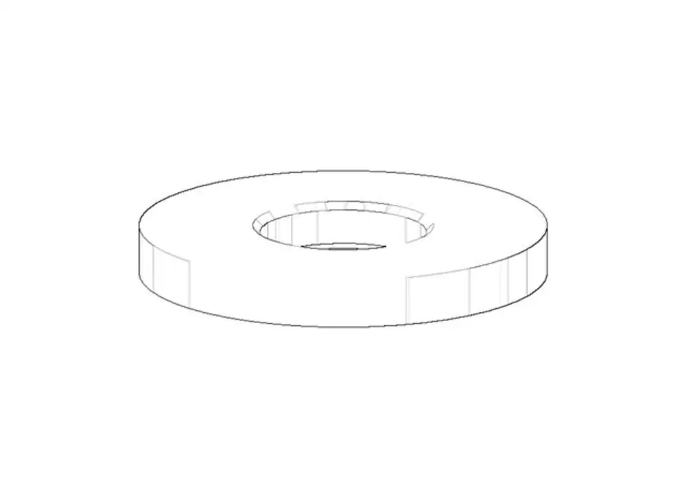 DORNBRACHT Rosette ERSATZTEILE 092762012 D. 41,3 x 5,5 mm Platin gebürstet, 092762012-06 Galeriebild 1